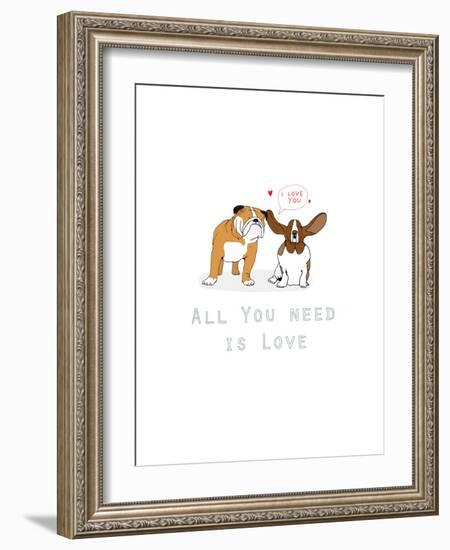 All You Need Is Love-Hanna Melin-Framed Giclee Print