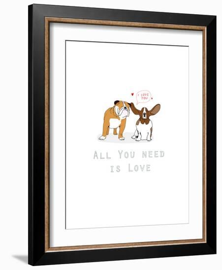 All You Need Is Love-Hanna Melin-Framed Giclee Print