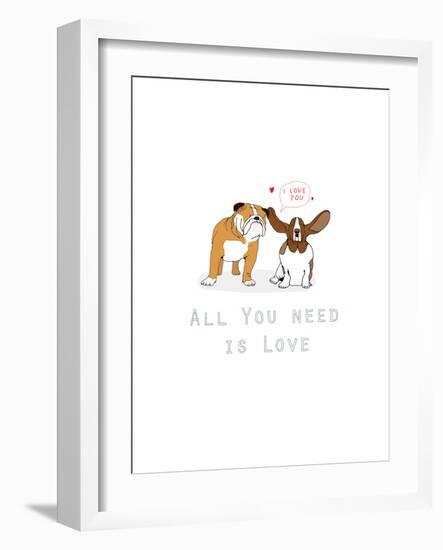 All You Need Is Love-Hanna Melin-Framed Giclee Print