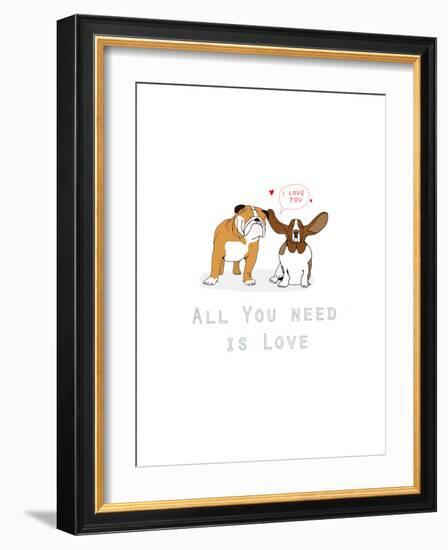 All You Need Is Love-Hanna Melin-Framed Giclee Print