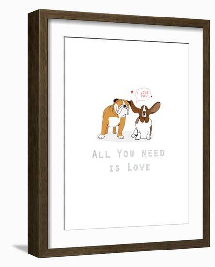 All You Need Is Love-Hanna Melin-Framed Art Print