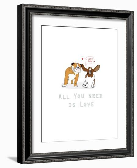 All You Need Is Love-Hanna Melin-Framed Art Print