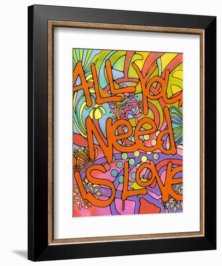 All you need is love-Dean Russo- Exclusive-Framed Giclee Print