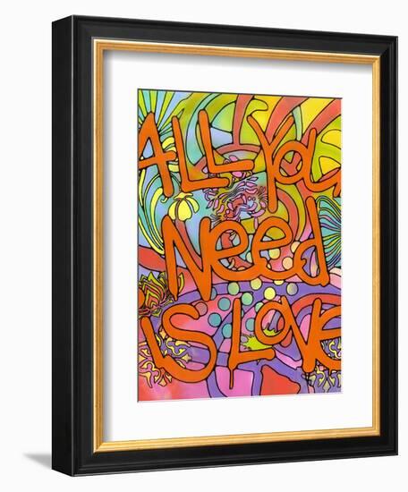 All you need is love-Dean Russo- Exclusive-Framed Giclee Print