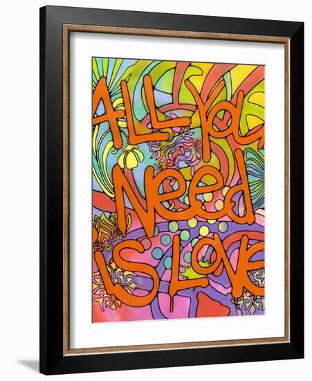 All you need is love-Dean Russo- Exclusive-Framed Giclee Print