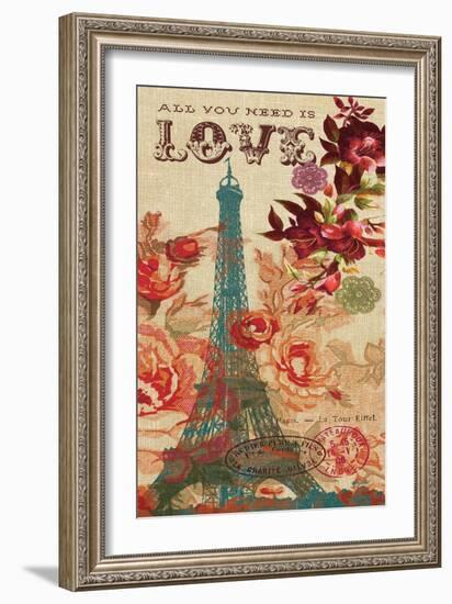 All You Need Is Love-Bella Dos Santos-Framed Art Print