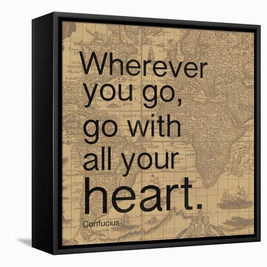 All Your Heart-Lauren Gibbons-Framed Stretched Canvas