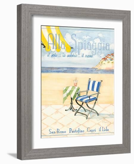 Alla Spiaggia-Paul Brent-Framed Art Print