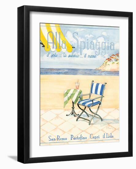 Alla Spiaggia-Paul Brent-Framed Art Print