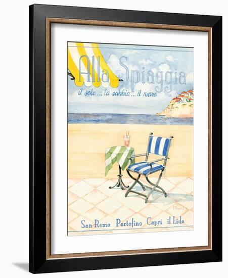 Alla Spiaggia-Paul Brent-Framed Art Print