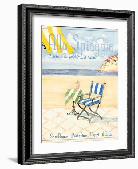 Alla Spiaggia-Paul Brent-Framed Art Print