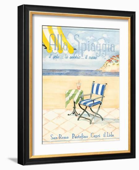 Alla Spiaggia-Paul Brent-Framed Art Print