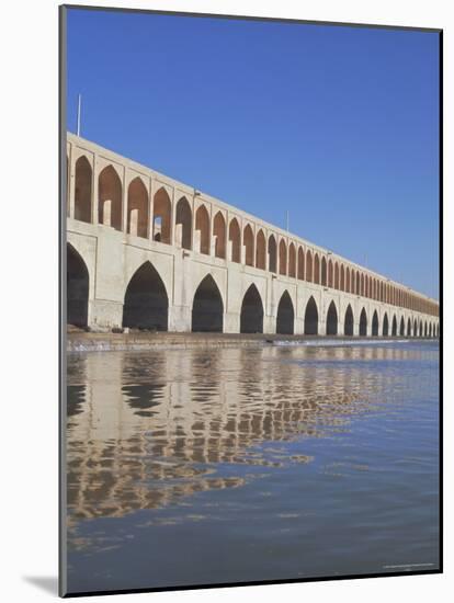 Allahverdi Khan Bridge River, Isfahan, Middle East-Robert Harding-Mounted Photographic Print