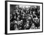 Allan Jay Lerner and Frederick Loewe with Crowd After "My Fair Lady" in Mark Hellinger Theater-Gordon Parks-Framed Premium Photographic Print