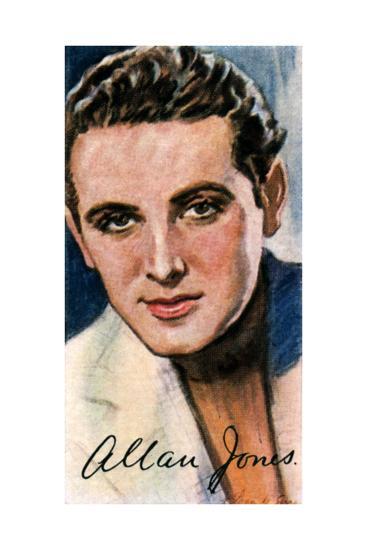 'Allan Jones, (1907-199), American Actor and Singer, 20th Century ...