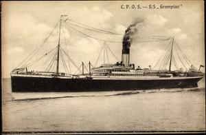 Allan Line, C.P.O.S, S.S. Grampian, Dampfschiff