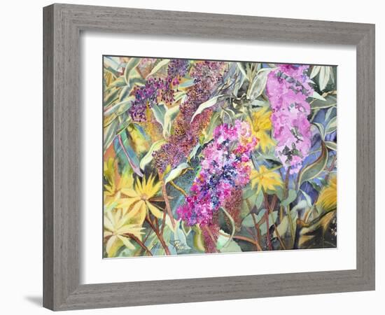 Allans Garden-Sharon Pitts-Framed Giclee Print