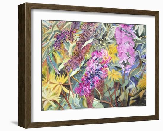 Allans Garden-Sharon Pitts-Framed Giclee Print