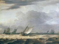 Boats in Stong Wind-Allart van Everdingen-Framed Giclee Print
