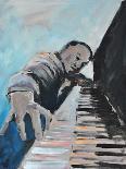 PIANO #2 BW-ALLAYN STEVENS-Art Print