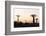 Allee de Baobab (Adansonia), at sunrise, western area, Madagascar, Africa-Christian Kober-Framed Photographic Print