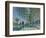 Allée de peupliers aux environs de Moret-sur-Loing-Alfred Sisley-Framed Giclee Print