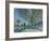 Allée de peupliers aux environs de Moret-sur-Loing-Alfred Sisley-Framed Giclee Print