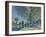 Allée de peupliers aux environs de Moret-sur-Loing-Alfred Sisley-Framed Giclee Print