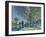 Allée de peupliers aux environs de Moret-sur-Loing-Alfred Sisley-Framed Giclee Print