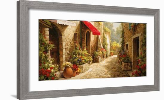 Allee du Village-Steven Harvey-Framed Art Print