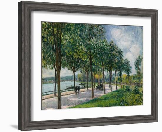 Allée of Chestnut Trees, 1878-Alfred Sisley-Framed Giclee Print