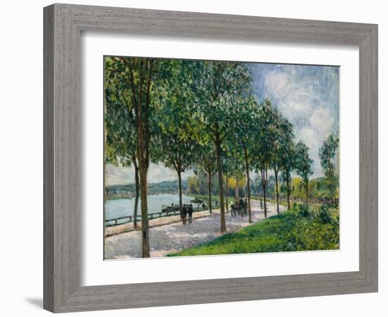 Allée of Chestnut Trees, 1878-Alfred Sisley-Framed Giclee Print