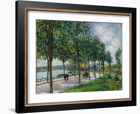 Allée of Chestnut Trees, 1878-Alfred Sisley-Framed Giclee Print