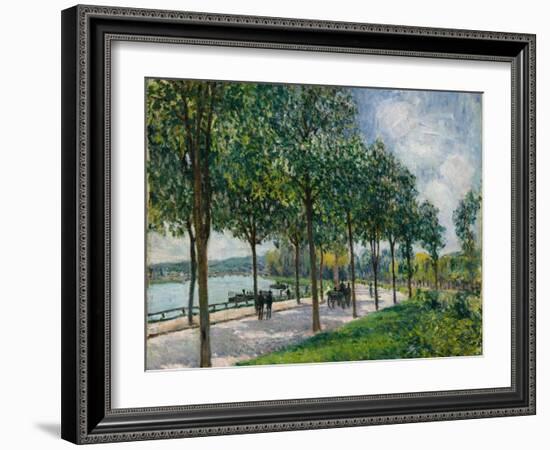 Allée of Chestnut Trees, 1878-Alfred Sisley-Framed Giclee Print