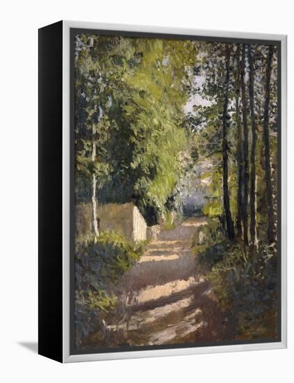 Allee sous-bois en Normandie, 1882-Gustave Caillebotte-Framed Premier Image Canvas
