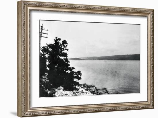 Alleged Image of Loch Ness Monster-null-Framed Photographic Print