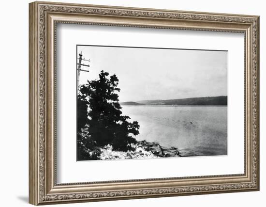 Alleged Image of Loch Ness Monster-null-Framed Photographic Print