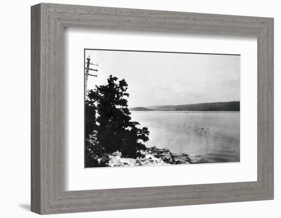 Alleged Image of Loch Ness Monster-null-Framed Photographic Print
