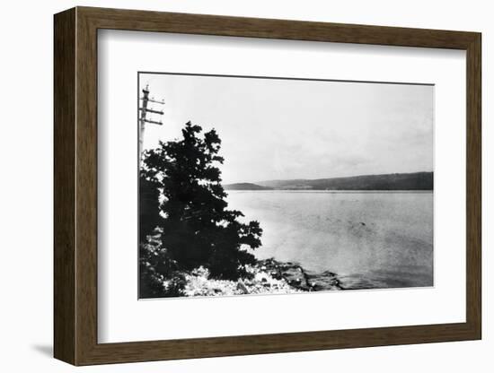 Alleged Image of Loch Ness Monster-null-Framed Photographic Print