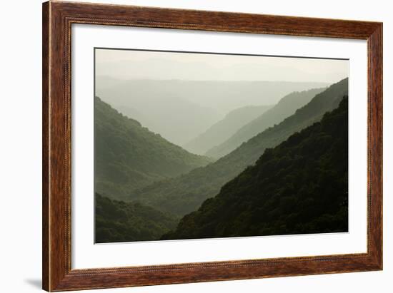 Allegheny Mountains in Babcock State Park-Paul Souders-Framed Photographic Print