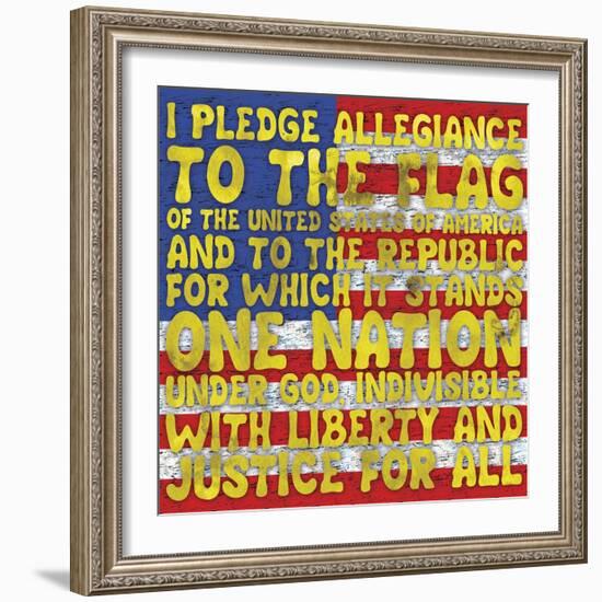 Allegiance Pledged-Lauren Gibbons-Framed Art Print