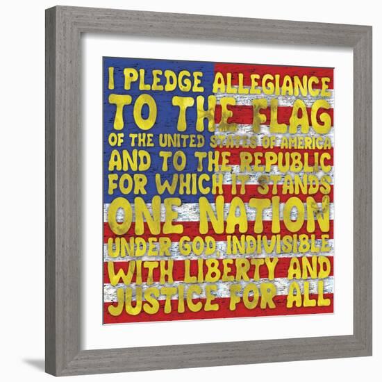 Allegiance Pledged-Lauren Gibbons-Framed Art Print