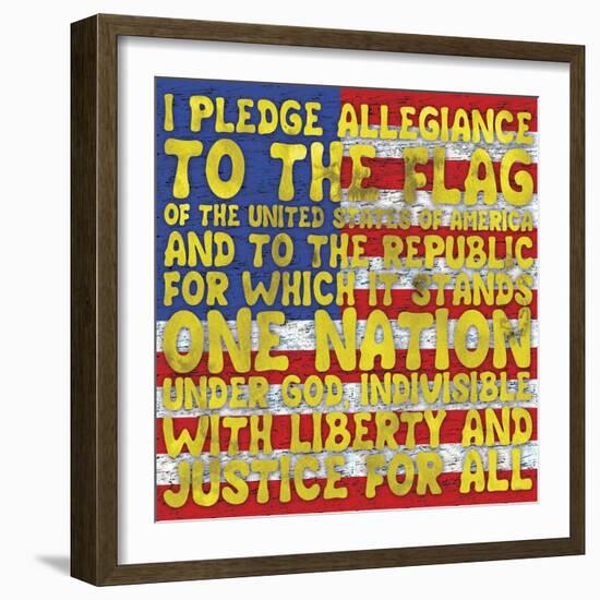 Allegiance Pledged-Lauren Gibbons-Framed Art Print