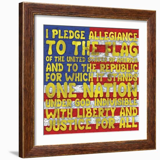 Allegiance Pledged-Lauren Gibbons-Framed Art Print