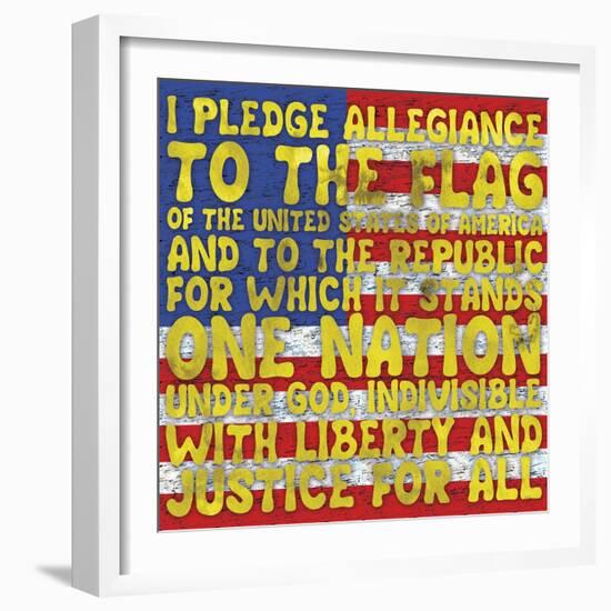 Allegiance Pledged-Lauren Gibbons-Framed Art Print