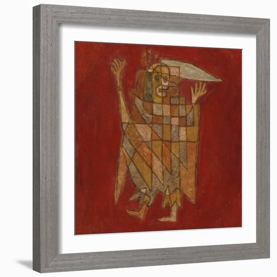 Allegorical Figure; Allegorische Figurine (Verblassung)-Paul Klee-Framed Giclee Print