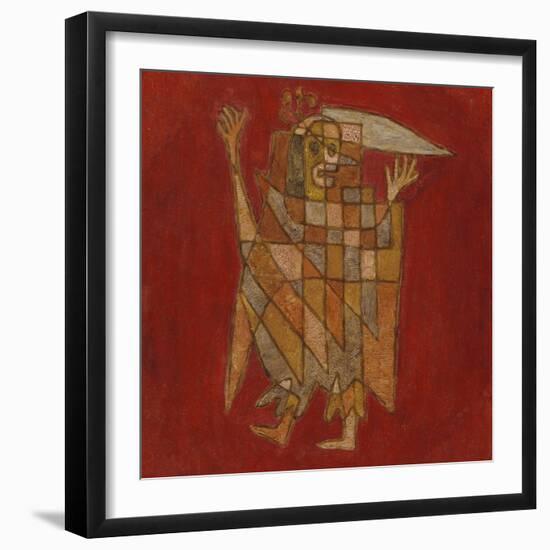 Allegorical Figure; Allegorische Figurine (Verblassung)-Paul Klee-Framed Giclee Print