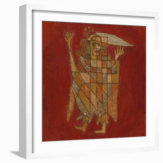 Allegorical Figure; Allegorische Figurine (Verblassung)-Paul Klee-Framed Giclee Print