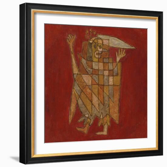 Allegorical Figure; Allegorische Figurine (Verblassung)-Paul Klee-Framed Giclee Print