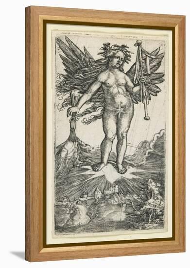 Allegorical Figure, C. 1515-1518-Albrecht Altdorfer-Framed Premier Image Canvas